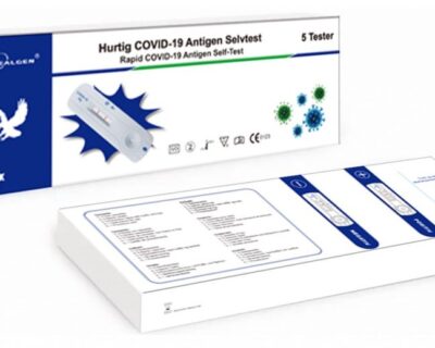 Healgen Covid-19 Antigen Selvtest til kun 45,- per test, frakt inkludert